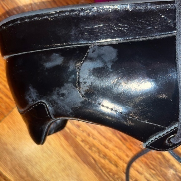 Paul Smith Designer Dress Sneakers Leather Black Mens Size 8 - Picture 16 of 16